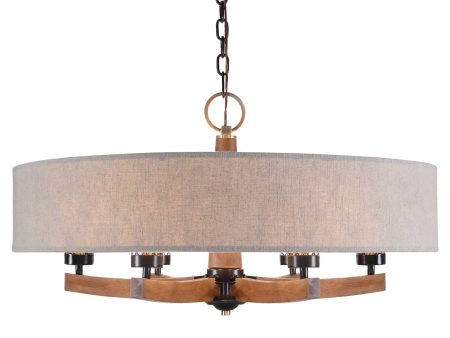 Woodall 6 Light Chandelier Online now