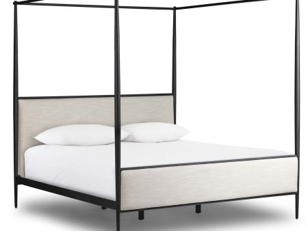 Xander Canopy Bed, Savoy Parchment Online