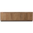 Abaso Media Console, Rustic Wormwood on Sale