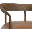 Zanatta Leather Dining Chair, Tan, Set of 2 Supply