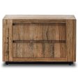 Abaso Nightstand, Rustic Wormwood Fashion