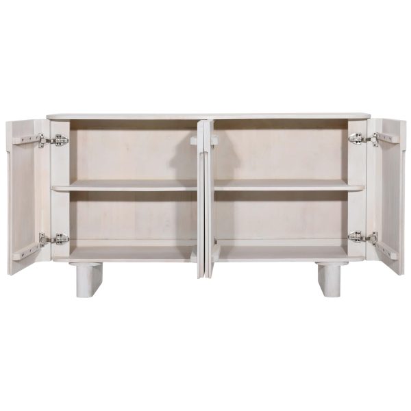 Espinoza Sideboard, White Wash Hot on Sale