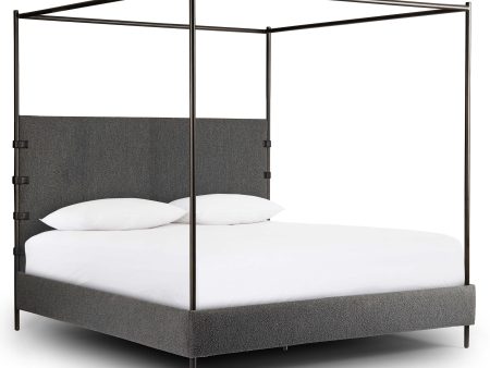 Anderson Canopy Bed, Knoll Charcoal Cheap