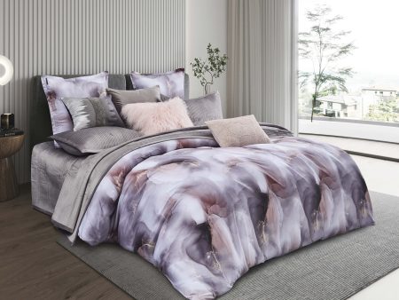 Amber Duvet Set, Grey Abstract Cheap