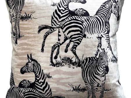 Amber Pillow, Ivory Zebra Online now