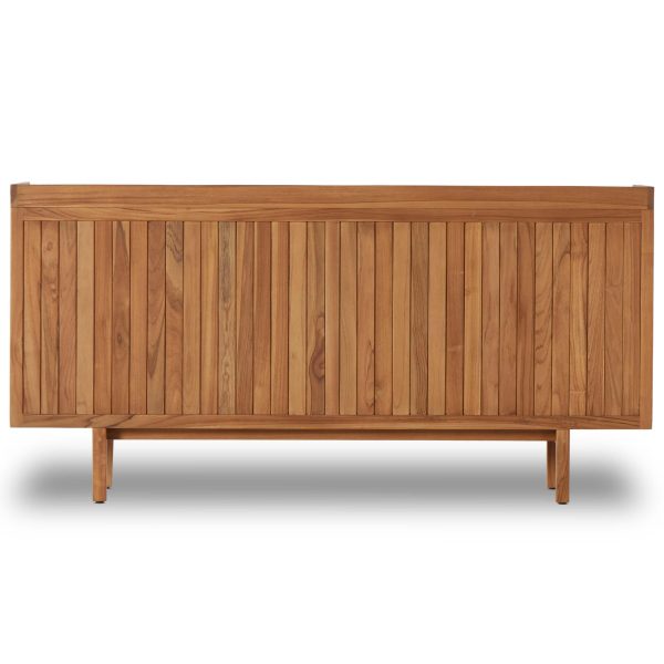 Lula Outdoor Sideboard, Natural Teak Cheap