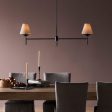 Dodie Linear Chandelier, Jet Black Sale