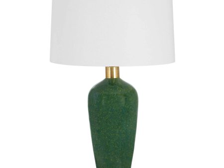 Verdell Table Lamp, Mossy Green Supply