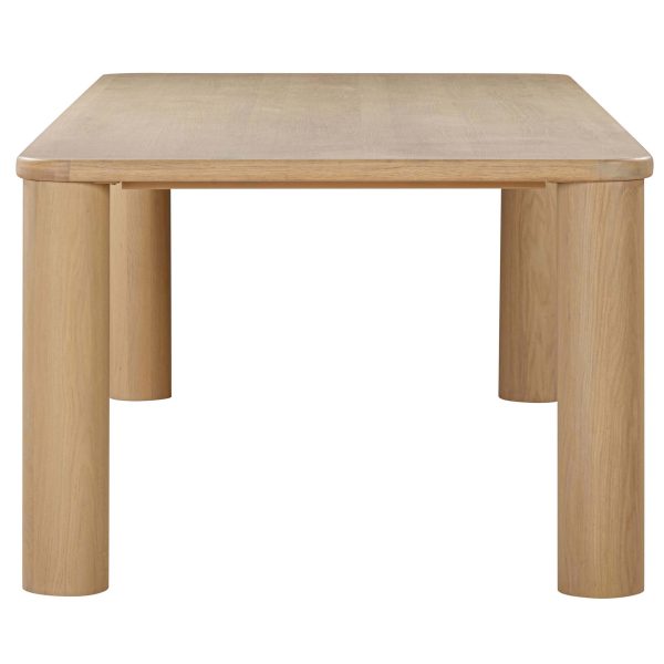 Akola Rectangular Dining Table, Natural For Cheap