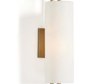 Gordon Sconce, Aged Brass Online Sale