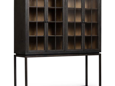 Palmer Cabinet, Charcoal Discount