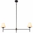 Dodie Linear Chandelier, Jet Black Sale