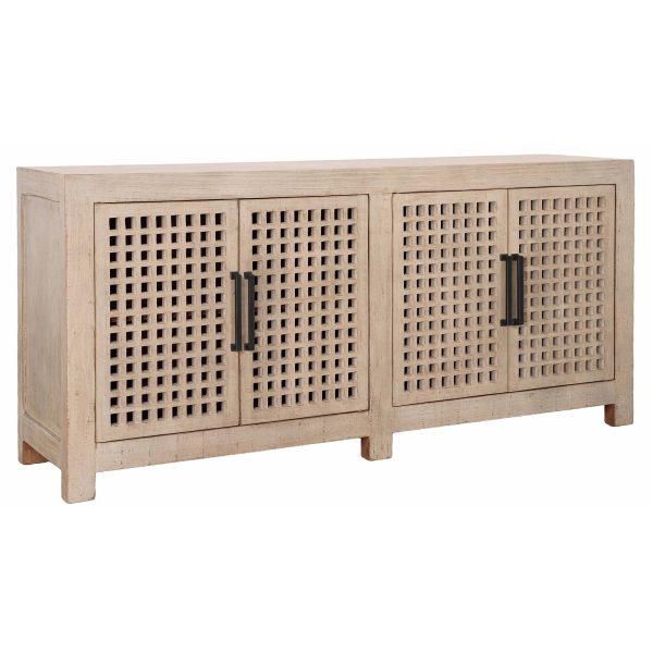 Devina 4 Door Sideboard, Light Warm Wash Online