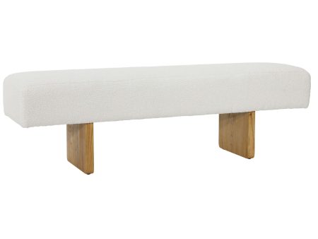 Elina Bench, Ivory Hot on Sale