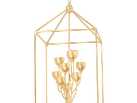 Westwood 12 Light Lantern, Vintage Gold Supply