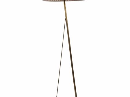 Egon Floor Lamp, Antique Brass Online now