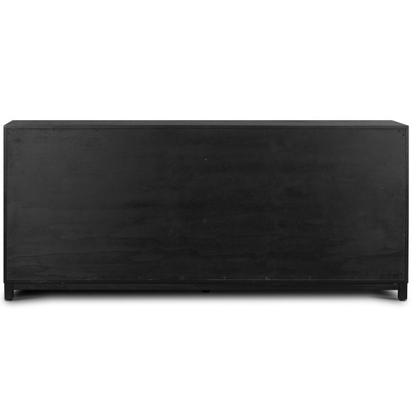 Millie 6 Drawer Dresser, Drifted Matte Black Hot on Sale