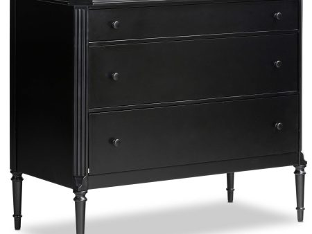 Lendon 3 Drawer Dresser, Black Discount