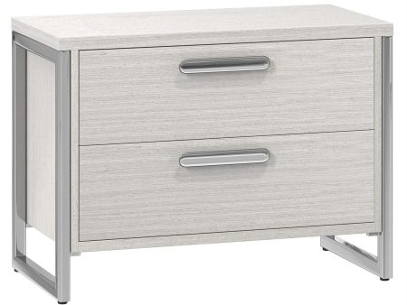 Stratum 2 Drawer Nightstand, Wide For Discount