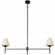 Dodie Linear Chandelier, Jet Black Sale