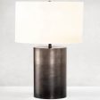 Cameron Table Lamp, Antique Pewter Online Hot Sale