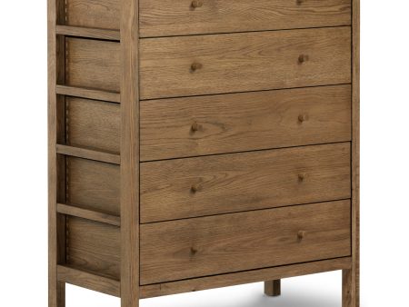 Meadow 5 drawer Dresser, Tawney Oak Cheap