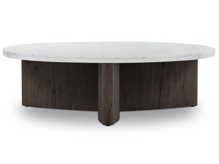 Toli Coffee Table, Italian White Smoked Black Online Hot Sale