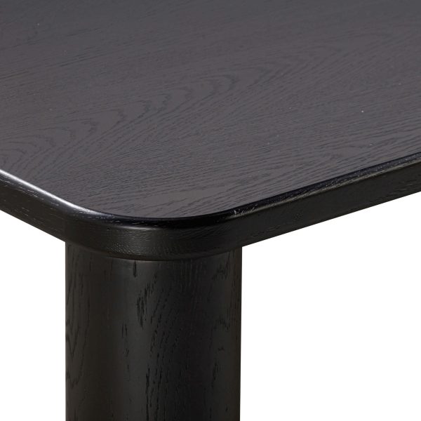 Akola Rectangular Dining Table, Black Online