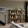 Luciana Bookcase, Smoked Oak For Cheap