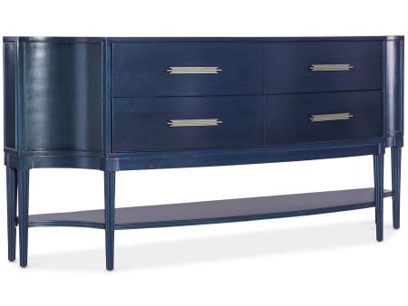 Mazarine Credenza, Blue on Sale