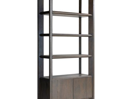 Orwin Bookshelf, Smoked Black Supply