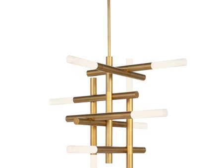 Cass Chandelier, Natural Brass Sale