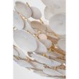 Aimi 9 Light Chandelier, Vintage Gold Leaf on Sale