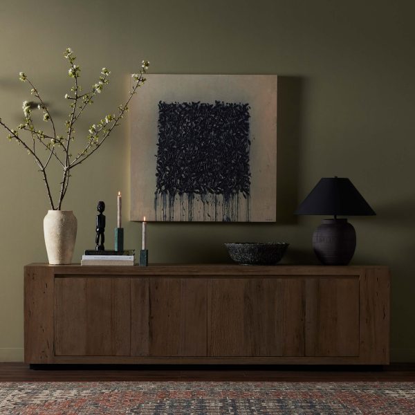 Abaso Media Console, Rustic Wormwood on Sale