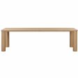 Akola Rectangular Dining Table, Natural For Cheap