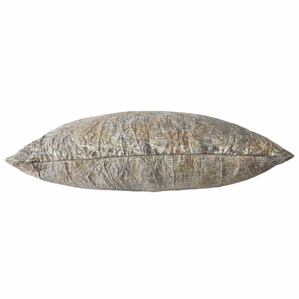 Allure Pillow, Metallic Silver Jacquard Online