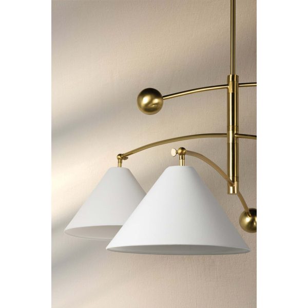 Birdie Chandelier, Aged Brass Fashion