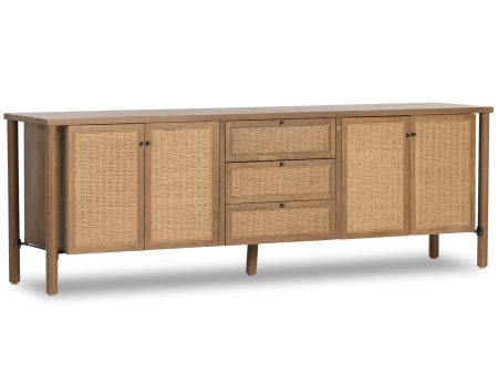 Veta Media Console, Taupe Online now