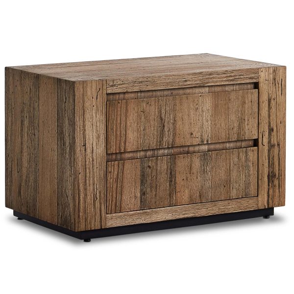 Abaso Nightstand, Rustic Wormwood Fashion