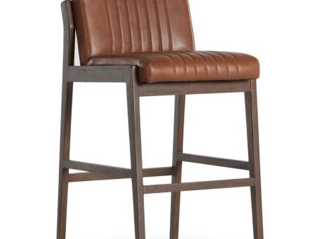 Alice Leather Bar & Counter Stool, Sonoman Chestnut Fashion