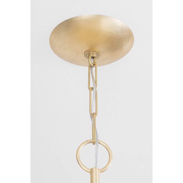 Aimi 9 Light Chandelier, Vintage Gold Leaf on Sale