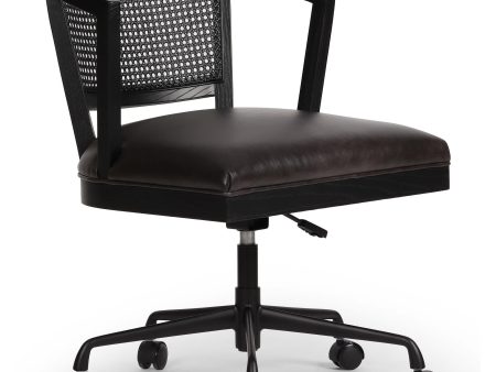 Alexa Desk Chair, Brushed Ebony Sonoma Black Online Sale