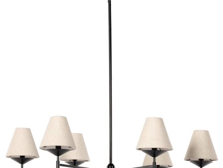 Dodie Chandelier, Jet Black For Discount