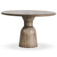 Xiomara Round Dining Table, Aged Drifted Oak Sale