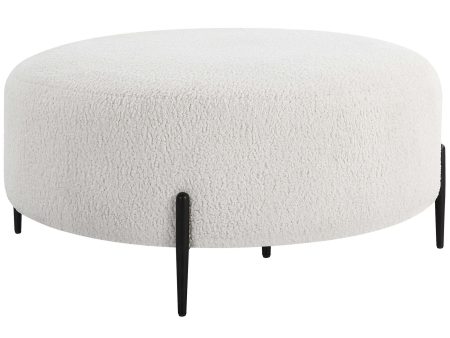 Arles Large Ottoman, White For Sale