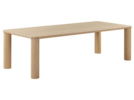 Akola Rectangular Dining Table, Natural For Cheap