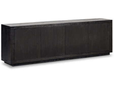 Warby Sideboard, Worn Black For Cheap