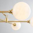 Andrews Chandelier, Aged Brass Online Sale