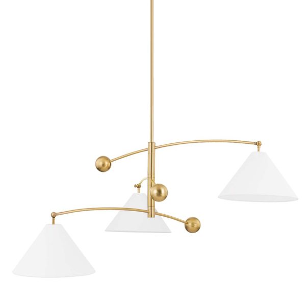 Birdie Chandelier, Aged Brass Fashion