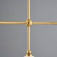 Andrews Linear Chandelier, Aged Brass Sale